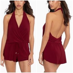 Magicsuit NWT Bianca One Piece Romper Swimsuit Merlot Size 14 Wireless Bra